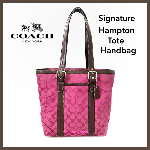Coach Handbags - Coach Signature Hampton Tote Handbag